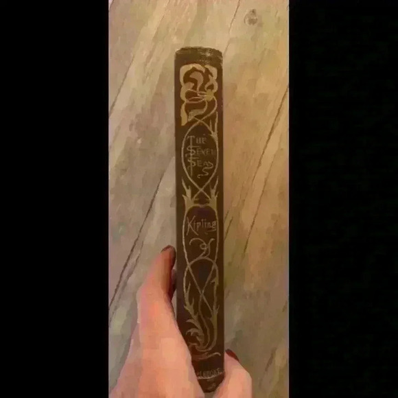 Rudyard Kipling The Seven Seas 1896 1st American Edition D. Appleton Antique - Picture 2 of 5